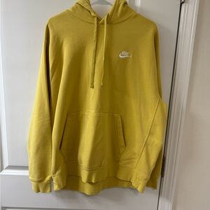 Nike Men's Mustard Hoodie Sweater